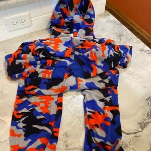 Boys one piece zipper PJ’s from children’s place